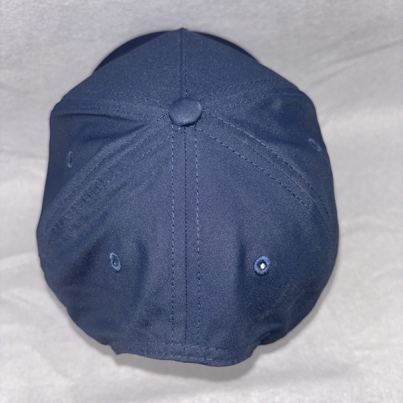 Peter Millar Quiet Please Navy Performance Rope Men's Women's Golf Hat Snapback - Picture 5 of 15